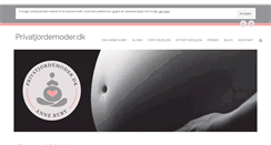 Desktop Screenshot of privatjordemoder.dk